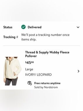Thread & Supply pull over